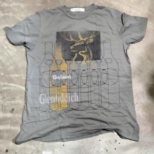 GLENFIDDICH T-Shirt Gray L US Made NOS